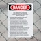 Signmission Qualified Personnel Operate This Machine Danger Sign, Plastic, 7in W x 10in L, 2PK OS-2PACK-DS-P-710-L-1869 - alternate 8